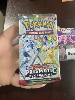 VERY HEAVY! GOD PACKUUU 22.57g Prismatic Evolutions Pokemon TCG Booster (SEALED) - Image 2