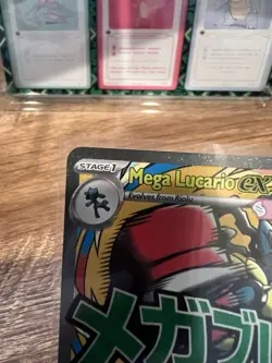 Pokemon Mega Evolution Promo Mega Lucario EX Black Star Promo 033. NM - Image 3