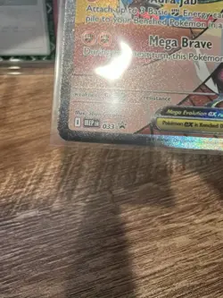 Pokemon Mega Evolution Promo Mega Lucario EX Black Star Promo 033. NM - Image 5