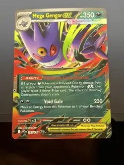 Mega Gengar EX 125/217 Ascended Heroes Pokemon TCG Near Mint - Image 1