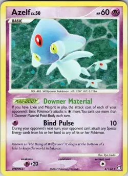 Azelf 4/123 Mysterious Treasures Pokemon MP Holo - Image 1