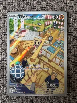 Timburr 183/167: Twilight Masquerade IR - Pokemon TCG (NM) - Image 1