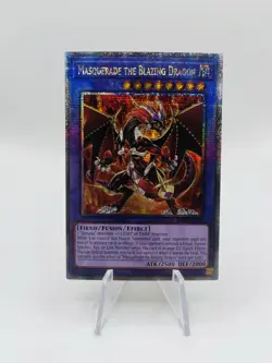 Masquerade the Blazing Dragon (Quarter Century Secret Rare) RA02-EN022Yugioh tcg - Image 1
