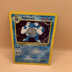 Pokemon TCG Poliwrath Base Set 2 15/130 Holo Unlimited Holo Rare - Image 1