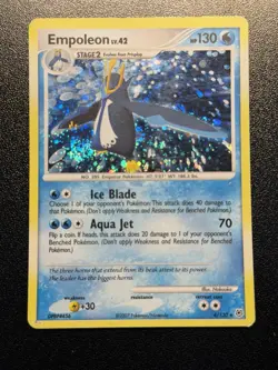 Empoleon 4/130 Holo Rare Pokemon Diamond and Pearl 2007 MP - Image 1
