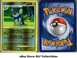 2007 Pokemon, Diamond & Pearl, #52/130 Luxio, Reverse Holo Uncommon - Image 1