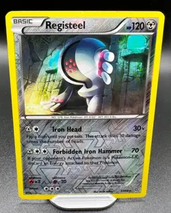 Pokemon 2015 Registeel XY-Ancient Origins #51/98 Reverse Holo Rare NM-LP - Image 1