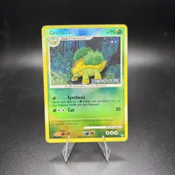 Pokemon TCG Grotle #49/130 Uncommon Reverse Holo Diamond & Pearl Stamp DMG -c - Image 1