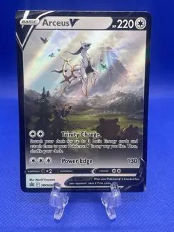 Pokemon TCG Arceus V SWSH204 Sword & Shield Black Star Promo NM English - Image 1