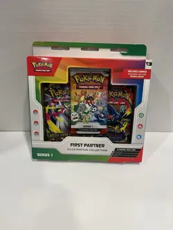 Pokemon TCG First Partner Illustration Collection Series 1 New Sealed IN HAND - Image 1