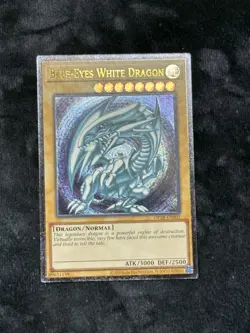 YUGIOH Blue-Eyes White Dragon OP28-EN001 Ultimate Rare NM #51 - Image 1