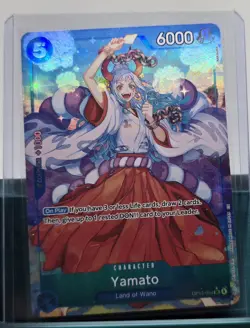 Yamato OP13-054 SR Alt Art Carrying On His Will English NM - Image 1