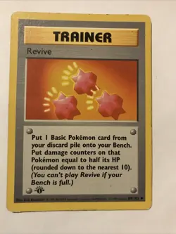 Revive 89/102 - 1st Edition Shadowless - Base Set - Vintage Pokemon Card - Image 1