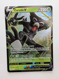 Zarude V - 022/185 - Pokemon Vivid Voltage Sword & Shield Ultra Rare Card NM - Image 1