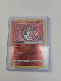 Pokemon Go Radiant Charizard Holo Rare Card 11/78 NM Condition - Image 1