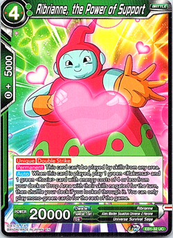 Ribianne, the Power Of Support EB1-32 UC Dragon Ball Super Card X1 - Image 1