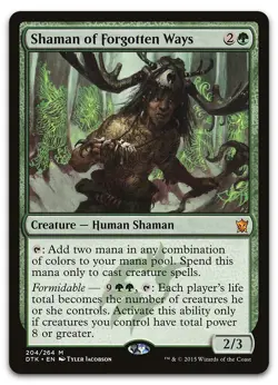 Shaman of Forgotten Ways #204 (LP) Dragons of Tarkir DTK Magic MTG - Image 1