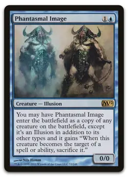 Phantasmal Image #72 (LP) Magic 2012 (M12) M12 Magic MTG - Image 1