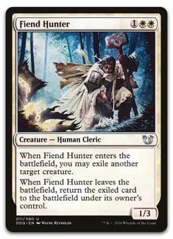 Fiend Hunter #11 (NM) Blessed vs. Cursed DDQ Magic MTG - Image 1