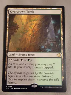 Magic The Gathering: Overgrown Tomb Lorwyn Eclipsed Regular - Image 1
