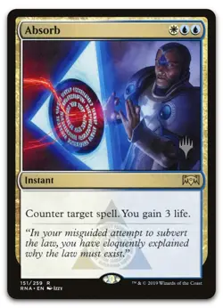 Absorb #151 (NM) Throne of Eldraine PPELD Magic MTG - Image 1