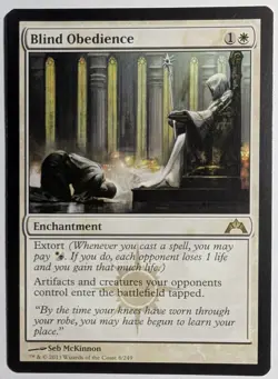 Blind Obedience x1 Gatecrash MTG Magic the Gathering LP/NM - Image 1
