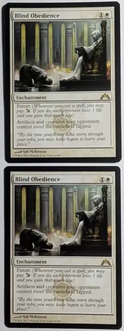 Blind Obedience x1 Gatecrash MTG Magic the Gathering LP/NM - Image 3