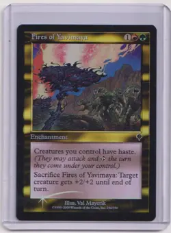 Magic: The Gathering Fires of Yavimaya Invasion Foil (mp) - Image 1