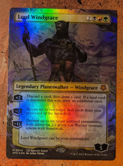 MTG Lord Windgrace (Borderless) (014) | NM Foil | LCI Special Guest - Image 1