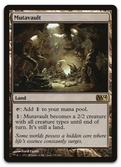 Mutavault #228 (LP) Magic 2014 M14 Magic MTG - Image 1