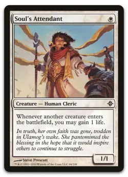 Soul's Attendant #44 (LP) Rise of the Eldrazi ROE Magic MTG - Image 1