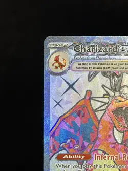 Pokemon TCG Charizard ex 215/197 SV03: Obsidian Flames Ultra Rare Holo NM - Image 3