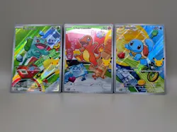 Pokemon TCG First Partner Illustration Collection Series 1 Kanto GEN 1 Starters - Image 1