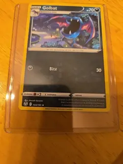 Pokemon Singles Golbat Normal Uncommon SWSH12: Silver Tempest 104/195 NM - Image 2