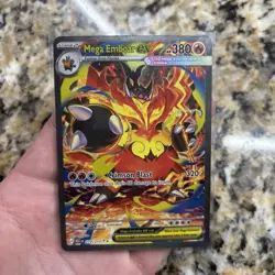 Mega Emboar ex 273/217 Special Illustration Rare Ascended Heroes Pokemon TCG NM - Image 1