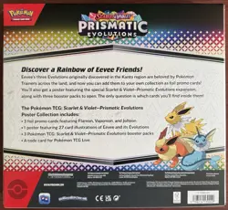 Pokemon TCG: S&V Prismatic Evolutions Poster Collection NEW/Factory Sealed - Image 2