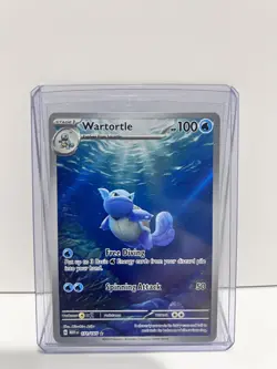 Wartortle 171/165 Sv: Scarlet & Violet 151 Illustration Rare Holo Pokemon TCG NM - Image 1