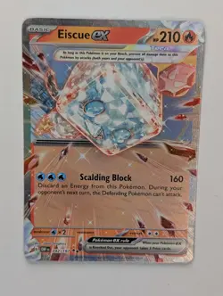 Eiscue Ex 042/197 - Pokemon Obsidian Flames - Double Rare Holo NM - Image 1