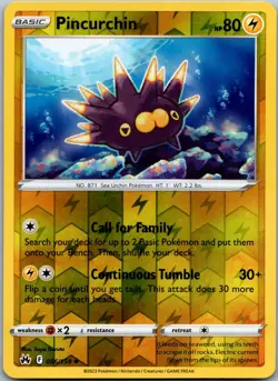 Pincurchin 056/159 - Crown Zenith Uncommon Pokemon TCG NM - Image 1