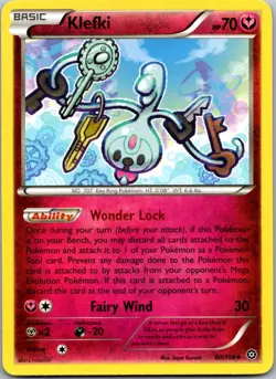 Klefki 80/114 - XY - Steam Siege Uncommon Pokemon TCG NM - Image 1