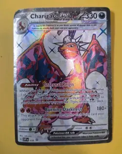 Charizard ex SVP056 Black Star Holo Promo VG Pokemon TCG Lightly Played - Image 1