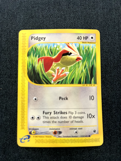 Pokemon TCG Pidgey 123/165 Expedition Base Set Regular Near Mint - Image 1