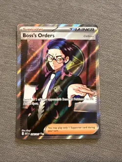 Boss’s Orders 256/217 Ultra Rare Full Art Pokemon TCG Ascended Heroes - Image 1