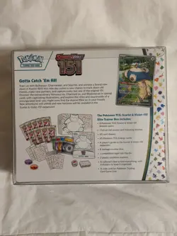 Pokemon TCG: S&V 151 Elite Trainer Box w/ Plastic Display Case - Image 3