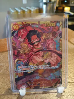 One Piece TCG Gol D. Roger SEC Japanese OP09-118 Emperors in the New World Gold - Image 1