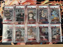 PSA 10 One Piece Premium Collection 25th Anniversary Japanese Complete Set - Image 1