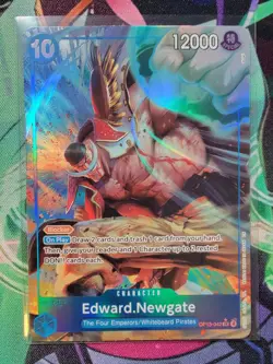 Edward Newgate (Alt Art) OP13-042 SR Carrying on His Will - ONE PIECE ENGLISH - Image 1