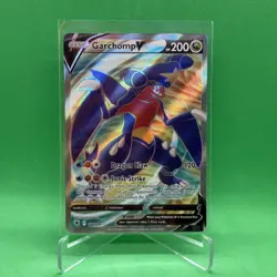Pokemon Garchomp v Full Art Ultra Rare Card 178/189 Astral Radiance - Image 1