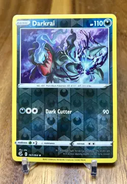 Darkrai 167/264 Reverse Holo Uncommon Fusion Strike Pokemon Card NM - Image 1