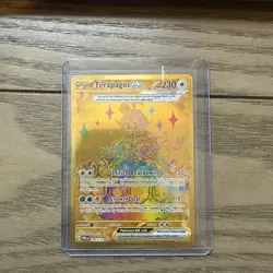 Terapagos EX 180/131 SV Prismatic Evolutions Pokemon Card NM/M Hyper Rare Gold - Image 1